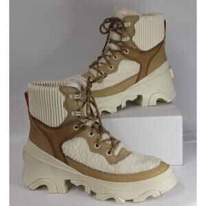 *NEW WITHOUT BOX* SOREL BREX WATERPROOF LEATHER & FAUX SHEARLING BOOT